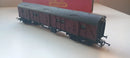 Triang OO Gauge, R225 Maroon Utility Van No S2357S, Box with Missing Flap
