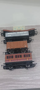 Hornby Rake Of  4 Coaches & Wagons Un-boxed OO Gauge From Midland Train Set
