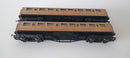 Hornby Rake of 2 LNER Teak Coaches Metal Wheels OO gauge Playworn Condition