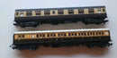 Hornby & Lima Rake Of 2 X Great Western Coaches OO Gauge Unboxed.