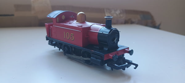 Hornby 0-4-0 Steam Loco Red No. 105