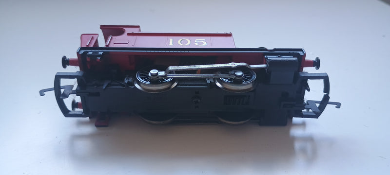 Hornby 0-4-0 Steam Loco Red No. 105