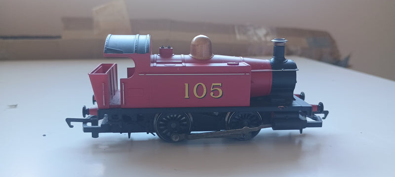 Hornby 0-4-0 Steam Loco Red No. 105
