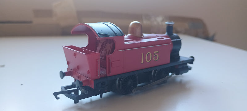 Hornby 0-4-0 Steam Loco Red No. 105