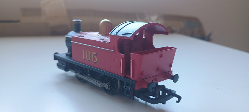Hornby 0-4-0 Steam Loco Red No. 105