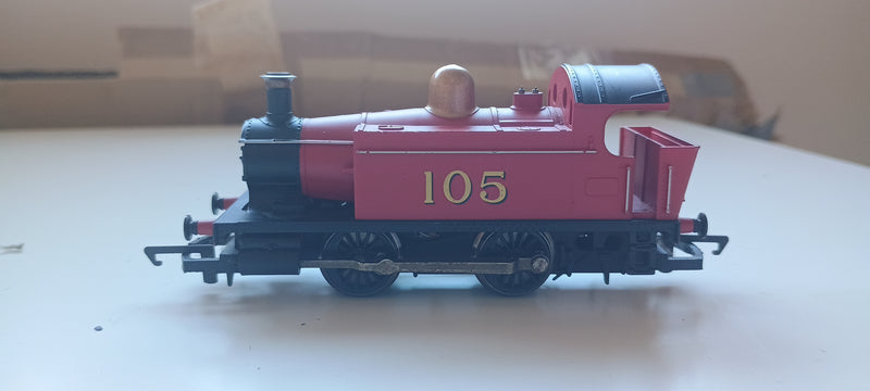 Hornby 0-4-0 Steam Loco Red No. 105