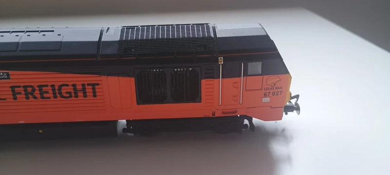 Hornby R3659 Class 67 Diesel Loco Colas Livery No. 67027 DCC Ready Boxed