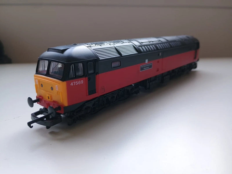 Lima BR Class 47 No  47569 RES Livery Gloucestershire Regiment Wrong Box