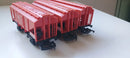 Lima Rake Of 3 X  37T Procor Grain Hoppers - "Bass Charrington" OO Gauge Unboxed