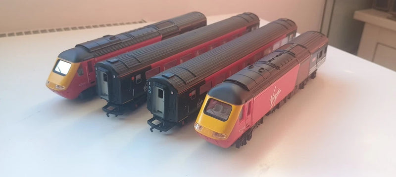 Hornby R2045 Virgin Trains 125 High Speed Train Pack Boxed VGC HST Virgin Livery