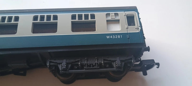 Lima L305335 Mk1 Corridor Brake 2nd BSK BR Blue & Grey No. W43281 Boxed