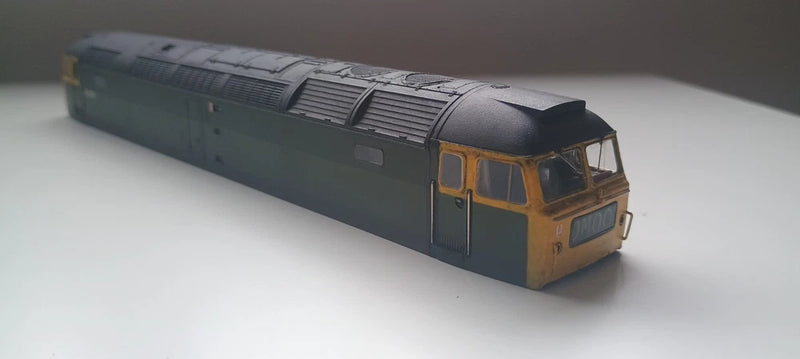 Bachmann Spares Class 47 Body 47256 BR Green  Livery Factory Weathered 31-656