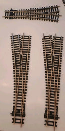 Hornby Large Job Lot Of 9 Mixed Points Nickel Silver Track OO Gauge