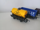 Hornby Rake Of 4 Mixed Open Wagons, Closed Wagons & Tanker Unboxed OO Gauge (2)