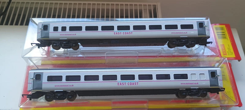 Hornby Rake Of 6 Boxed East Coast Mk3 Coaches R4666C,R4666,R4666A,R4666B,R4665&A