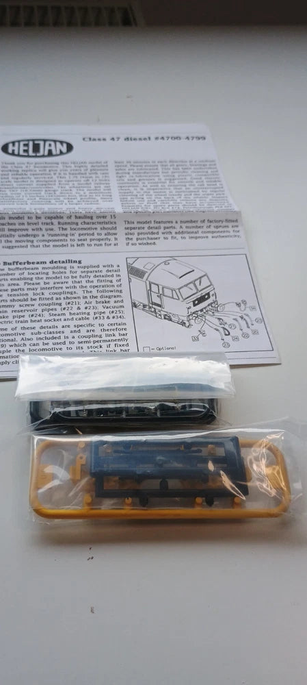 Heljan Spares Class 47 Detail Pack  With Snowploughs New & Unopened