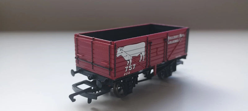 Hornby R6516 7 Plank Wagon BULLCROFT MAIN COLLIERY No. 757 Unboxed