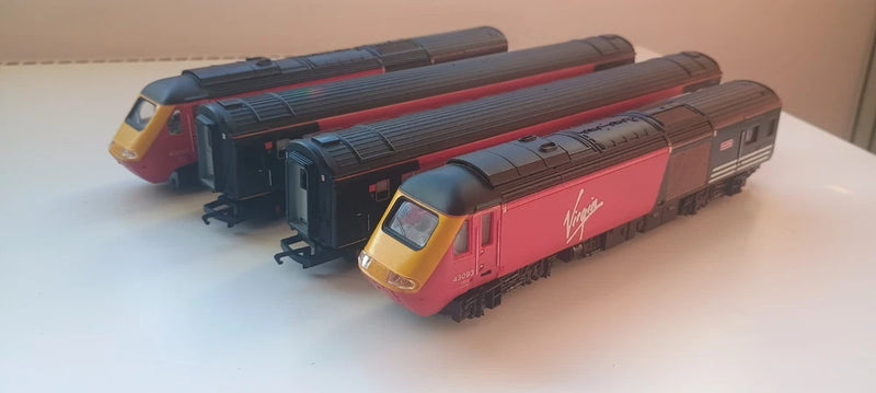 Hornby R2045 Virgin Trains 125 High Speed Train Pack Boxed VGC HST Virgin Livery