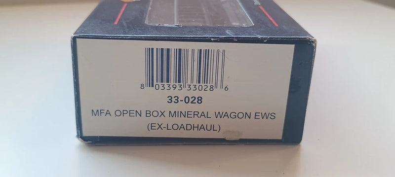 Bachmann Branch Line 33-028 MFA Open Box Miineral Wagon EWS Black Boxed