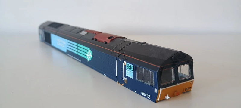 Bachmann Spares Class 66 Body DRS Compass Livery No. 66412 Later Cab Light