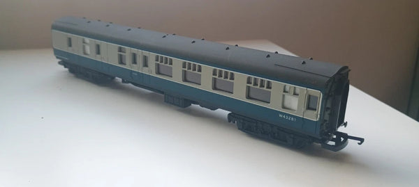 Lima L305335 Mk1 Corridor Brake 2nd BSK BR Blue & Grey No. W43281 Boxed