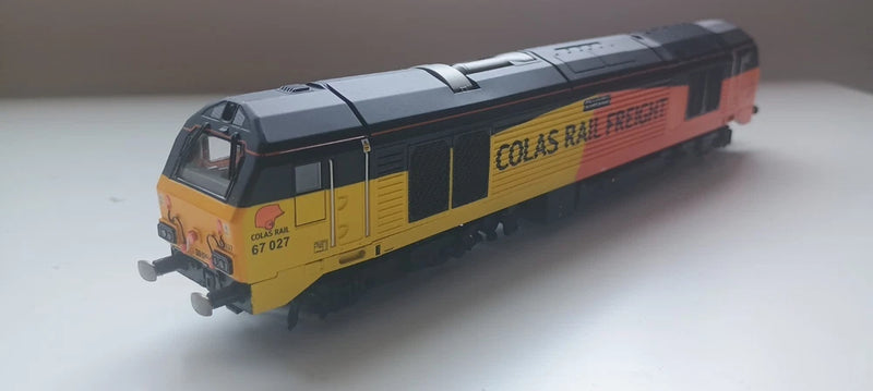 Hornby R3659 Class 67 Diesel Loco Colas Livery No. 67027 DCC Ready Boxed