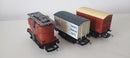 Hornby Rake of 3 OO Gauge Mixed Wagons Twin Silo, Smiths Crisps & Brown Vent Van
