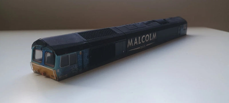 Bachmann Spares Class 66 Body Malcolm Rail Livery No. 66412 32-976 Weathered